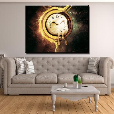 400x400 Melting Time Canvas Set - Melting Time Painting