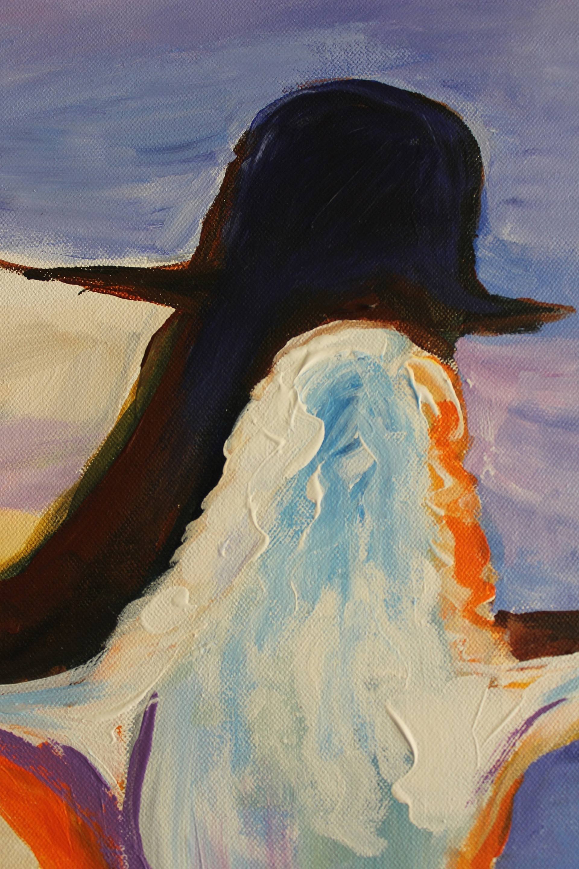 1920x2881 Saatchi Art Frozen In Time Painting By Geeta Biswas - Melting Time Painting