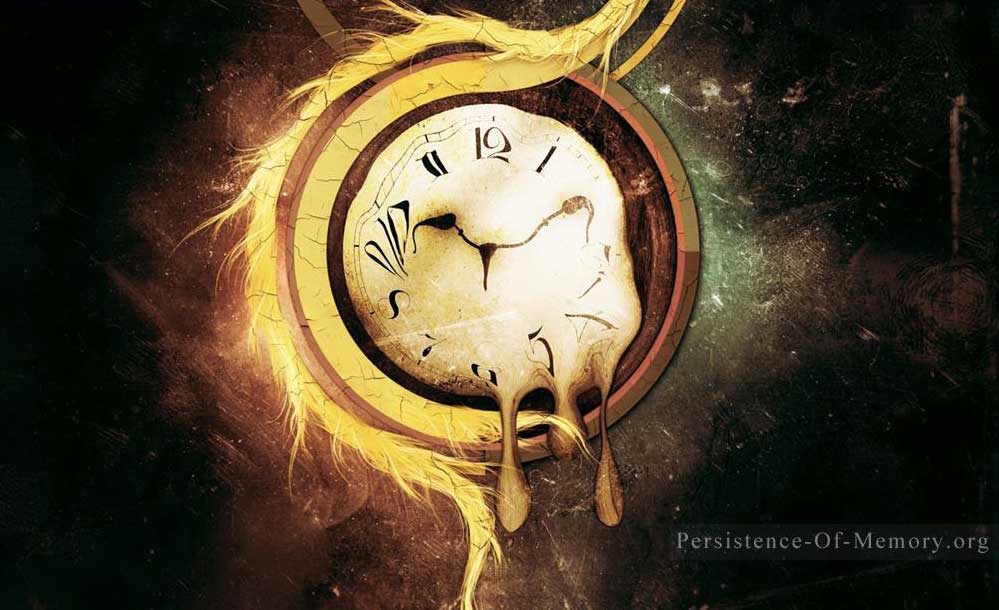 999x610 The Persistence Of Memory - Melting Time Painting