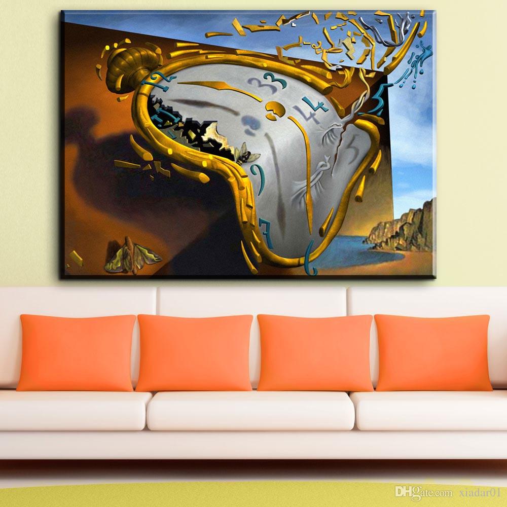 Melting Clock Painting At PaintingValley Com Explore Collection Of   Melting Watch Painting 1 