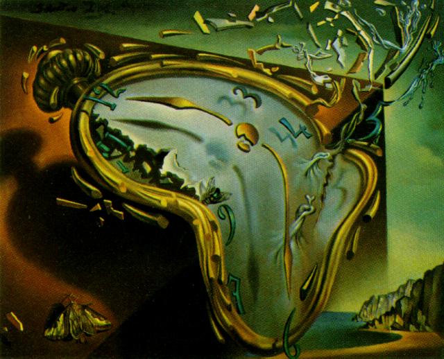 640x518 Melting Watch, 1954 - Melting Watch Painting