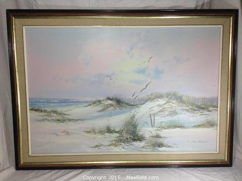 800x598 Original C. Melton Oil Painting Auction Maxsold - Melton Painting
