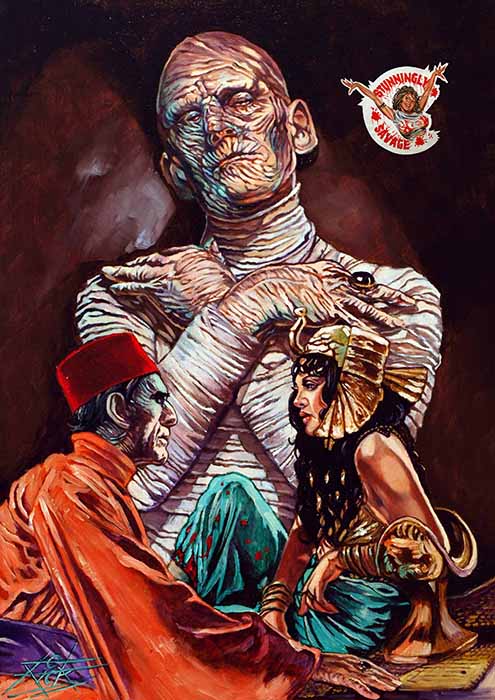 495x700 The Mummy By Rick Melton - Melton Painting