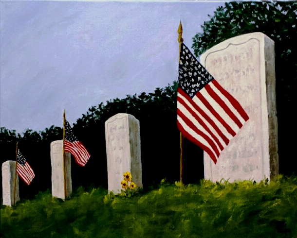 610x490 Memorial Day Painting A Place For Learning - Memorial Day Painting