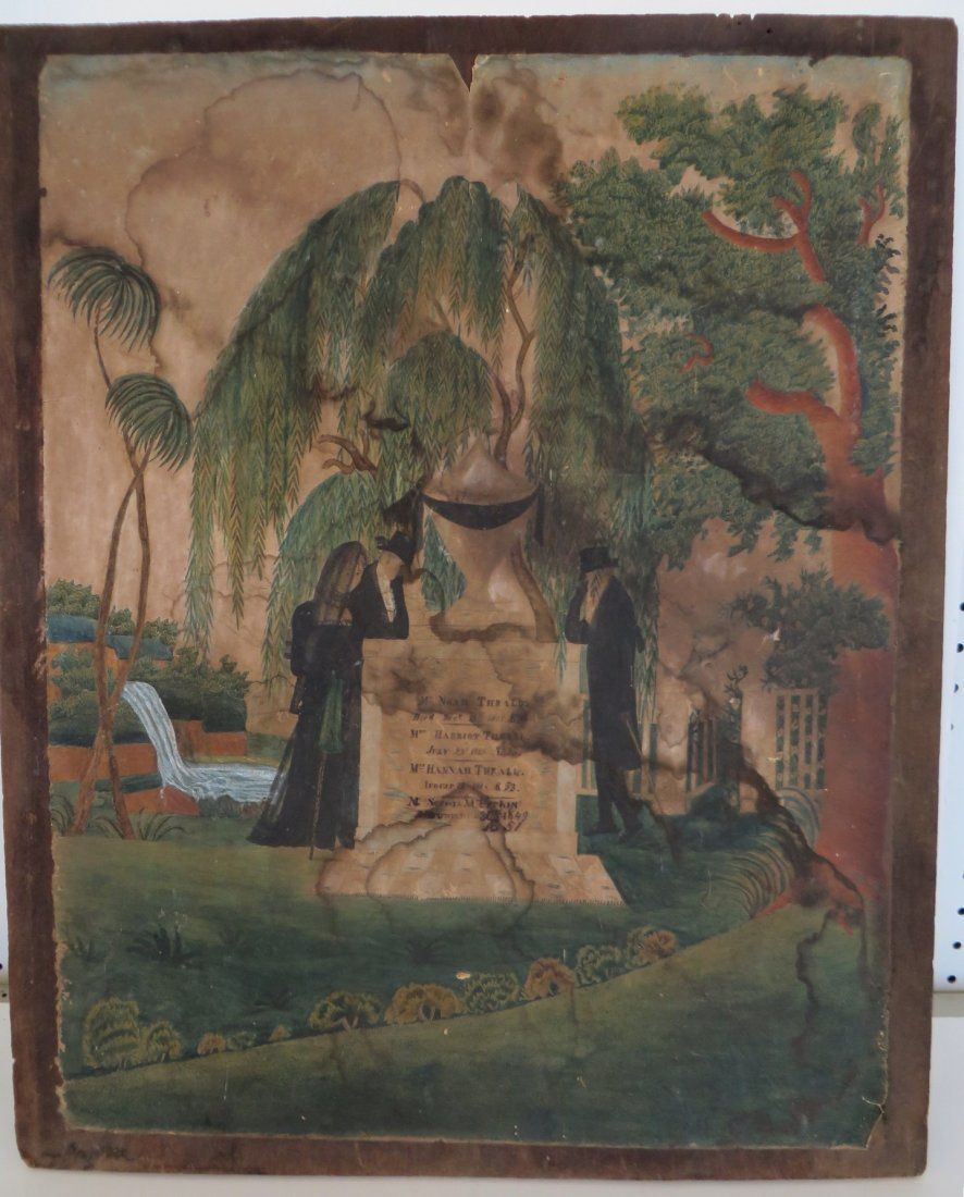 886x1100 Exceptional Schoolgirl Academy Memorial Painting 1851 - Memorial Painting