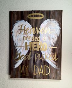 236x290 3' X 3' Angel Wing Memorial Painting On Canvas Angels - Memorial Painting