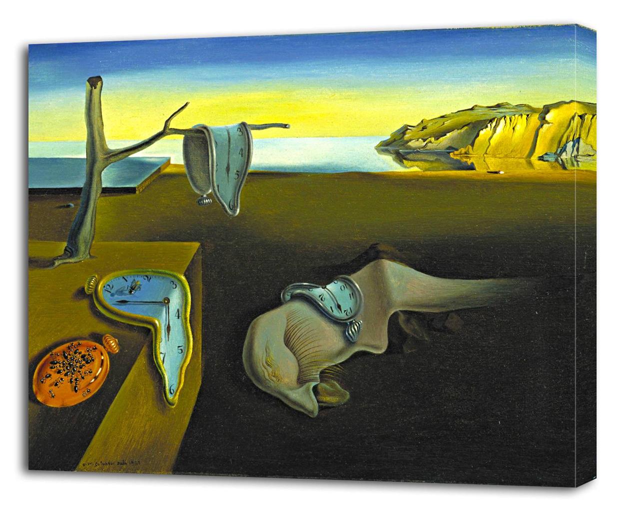 1251x1023 Salvador Dali The Persistence Of Memory Canvas Print Wall Decor - Memory Painting