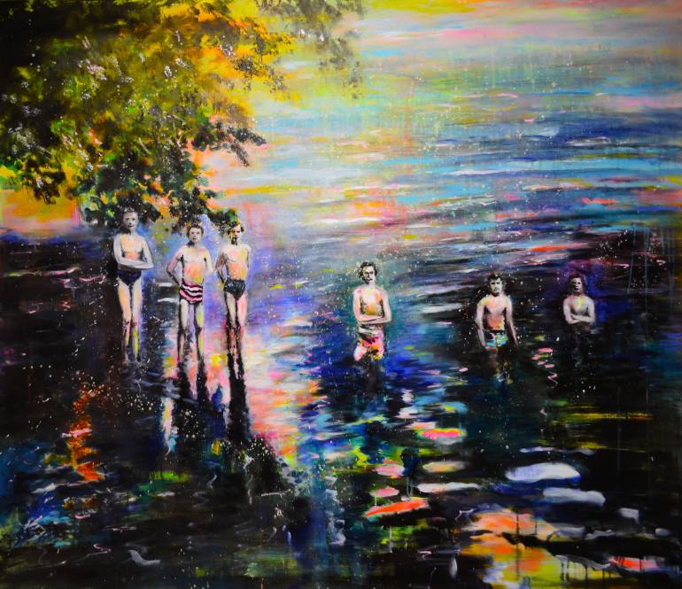 770x665 Saatchi Art Fleeting Memory Painting By Tanja Vetter - Memory Painting