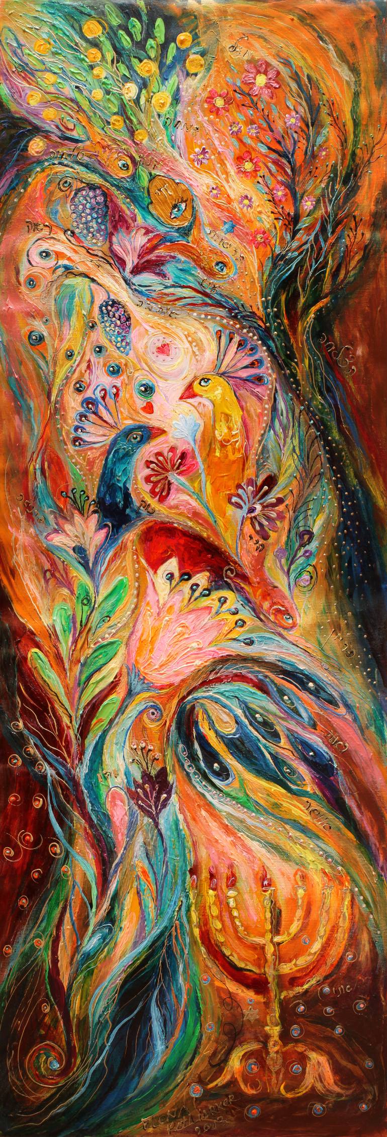 Menorah Painting at PaintingValley.com | Explore collection of Menorah ...