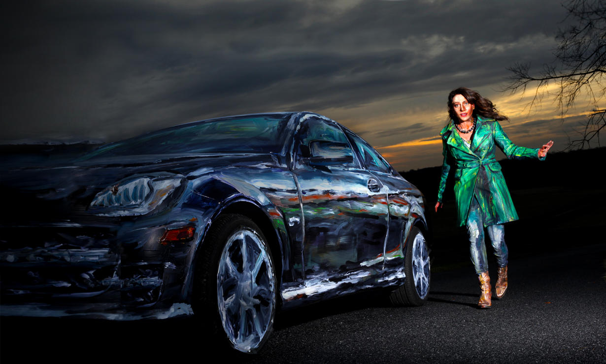 1230x740 Painted Illusions. - Mercedes Benz Painting