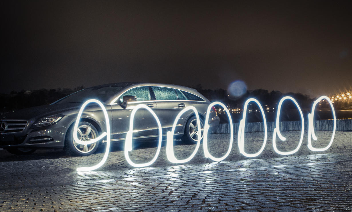 1230x740 Light Painting In Real Time. - Mercedes Painting