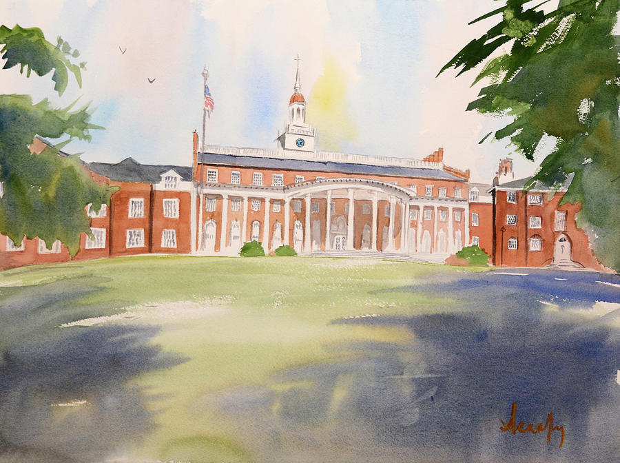 900x672 Mercer Law Front Painting By Scott Serafy - Mercer Painting