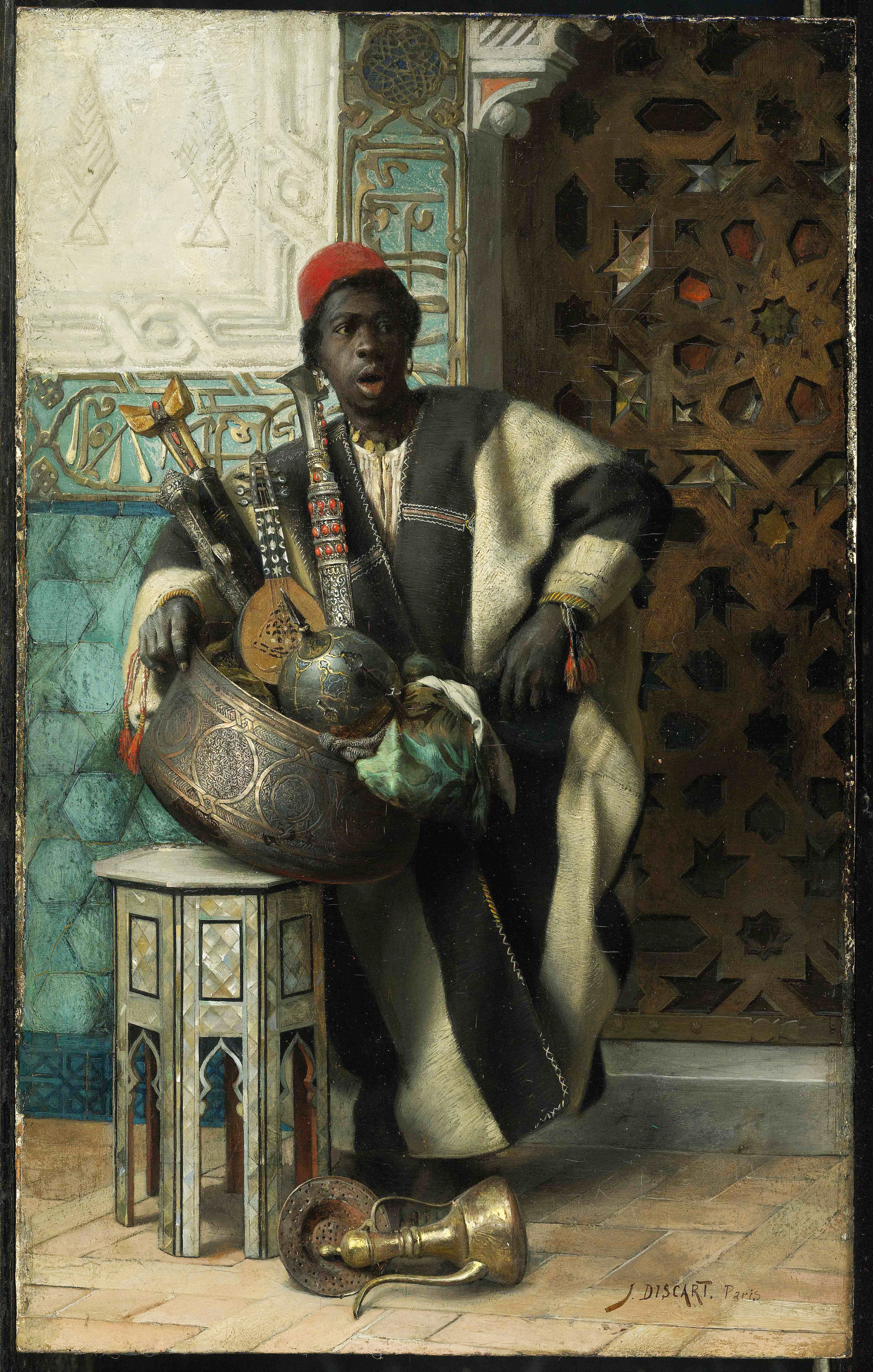 3364x5284 Jean Discart (French, B. 1856) A Very Fine French 19th Century - Merchant Painting