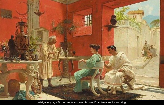 640x412 The Merchant Of Pompei - Merchant Painting