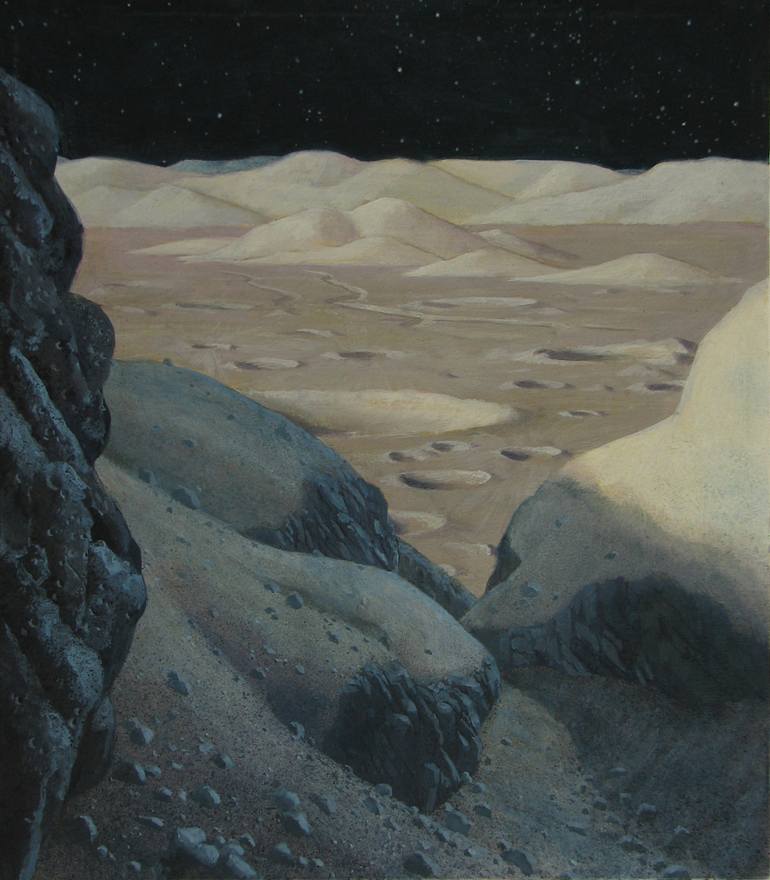 770x880 Saatchi Art Planet Mercury Painting By - Mercury Planet Painting