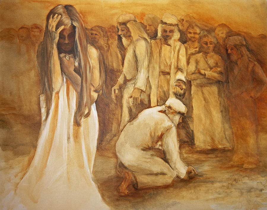 900x709 Mercy Painting By Jani Freimann - Mercy Painting