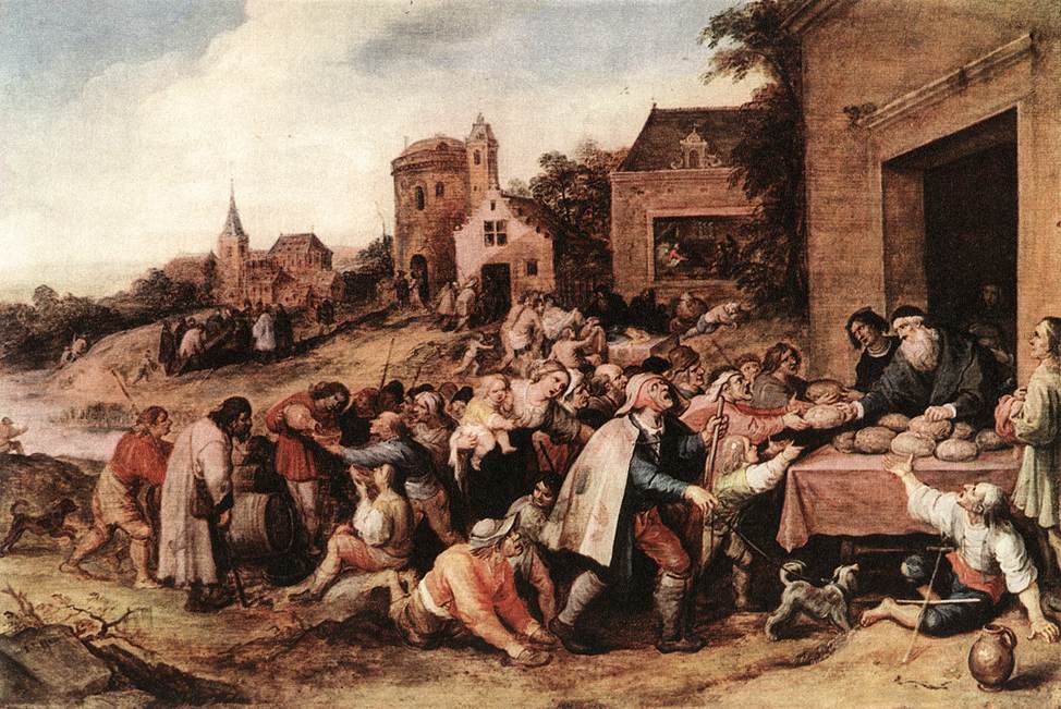 974x651 The Seven Acts Of Mercy Painting Frans Francken Oil Paintings - Mercy Painting