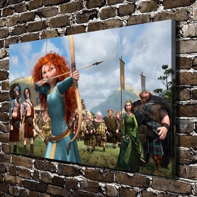 640x640 Online Shop 20040 Brave Princess Merida Children Cartoon Film,hd - Merida Painting