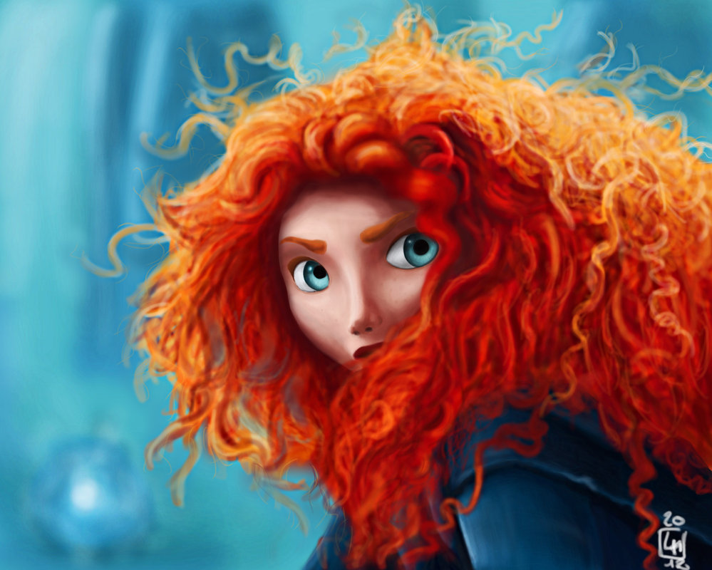 999x800 Princess Merida By Crabskiller - Merida Painting