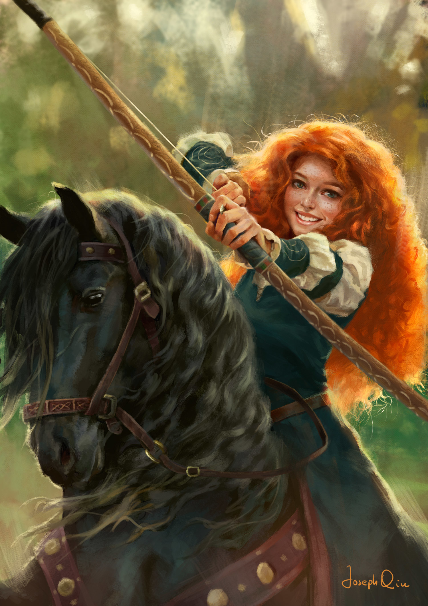 1500x2122 Artstation - Merida Painting