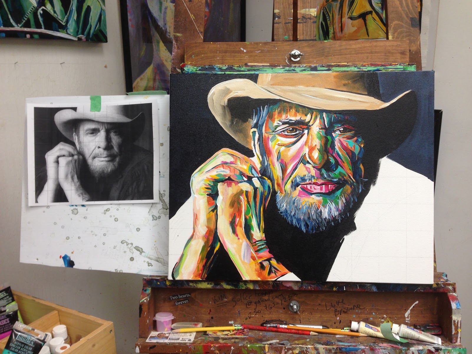 Merle Haggard Painting at PaintingValley.com | Explore collection of ...