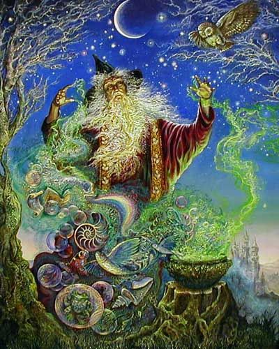 400x500 Merlin's Magic Images Josephine Wall And Originals - Merlin Painting
