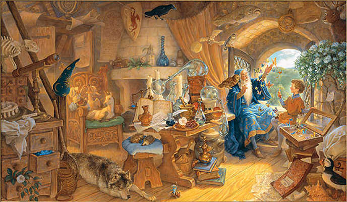 688x400 Merlin And Arthur Picture This! Framing Amp Gallery - Merlin Painting