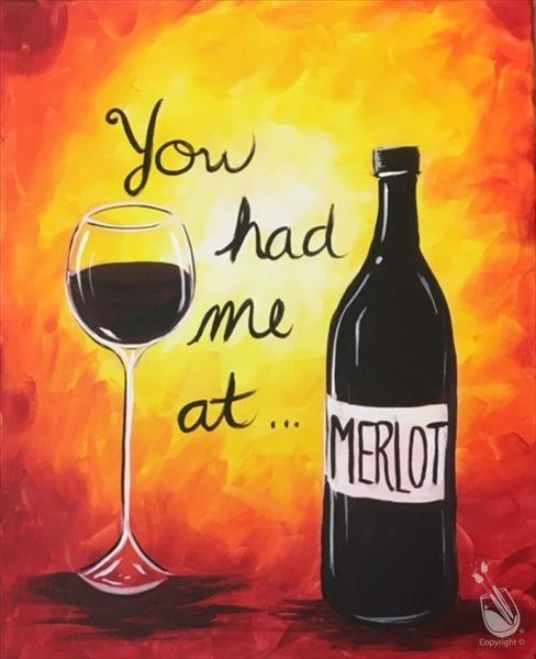 488x600 Public Class You Had Me - Merlot Painting