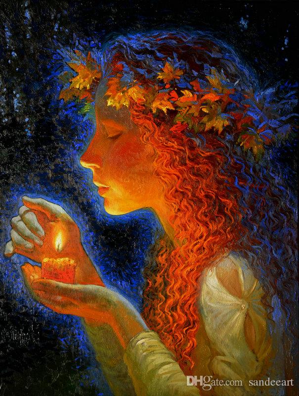 605x800 Buy Cheap Paintings For Big Save, Victor Nizovtsev Oil Painting - Mermaid Oil Painting