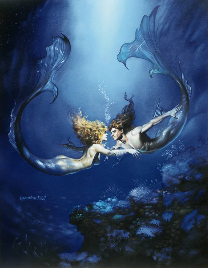693x893 Famous Mermaid Paintings - Mermaid Painting Famous