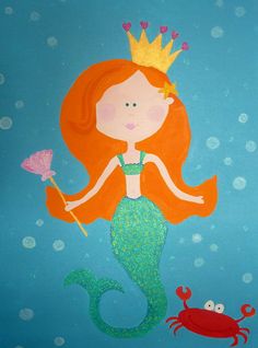 236x318 367 Best Kids Paint Party Images On Canvas Paintings - Mermaid Painting For Kids