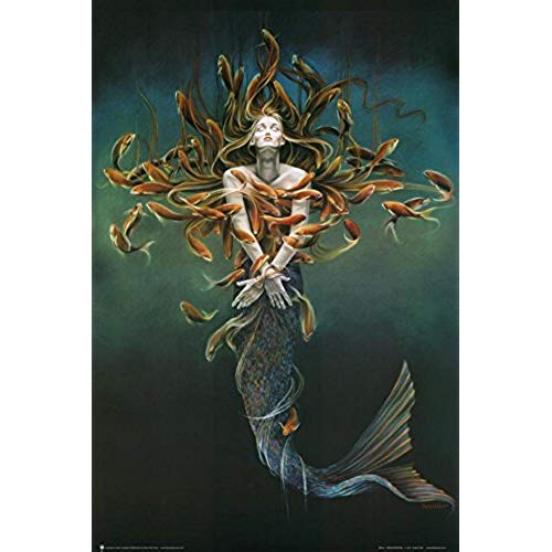 500x500 Mermaid Painting - Mermaid Painting Games