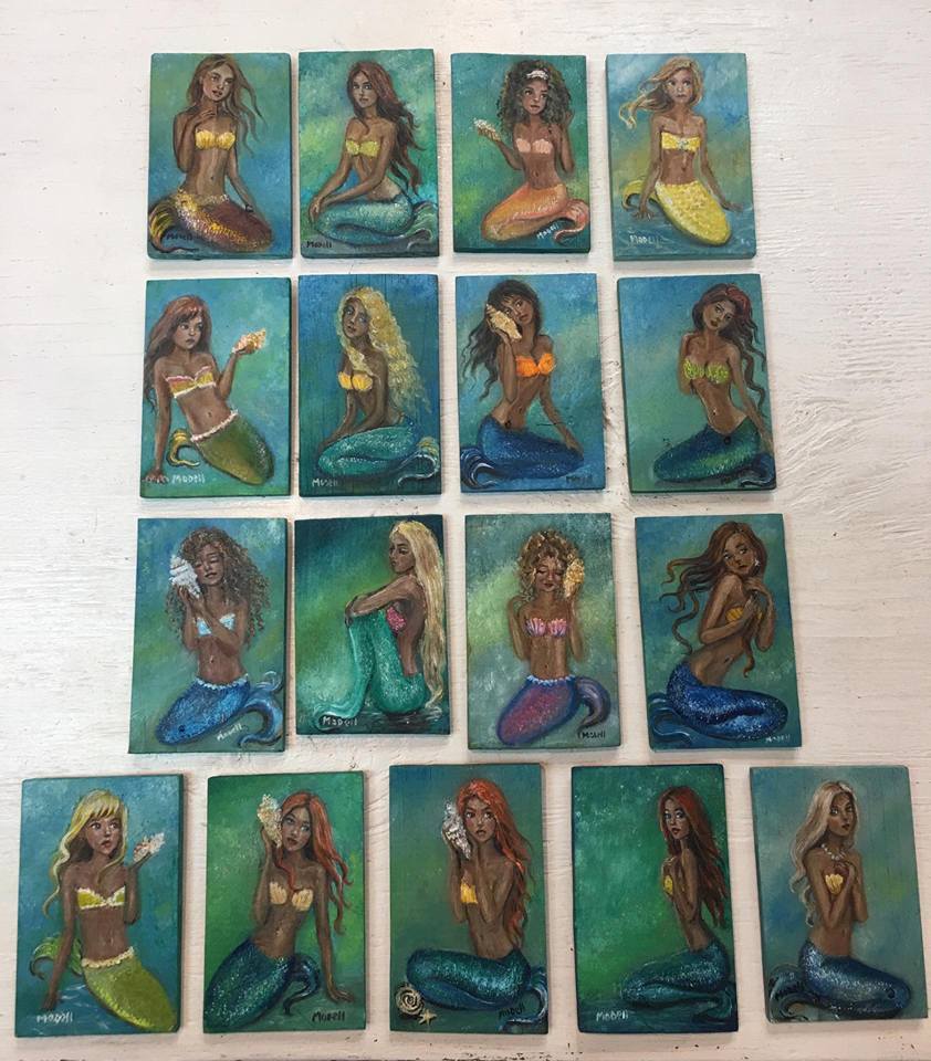 842x960 Painting Mermaids Youthful 4x6 - Mermaid Painting Games