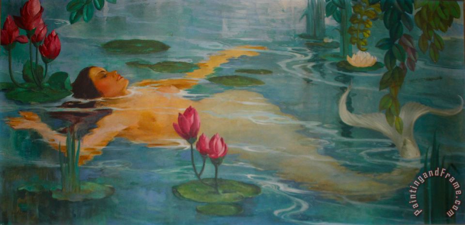 960x465 Collection Syquia Mansion Mermaid Painting - Mermaid Painting Images