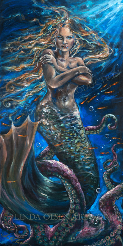 400x800 Mermaid Paintings - Mermaid Painting Images