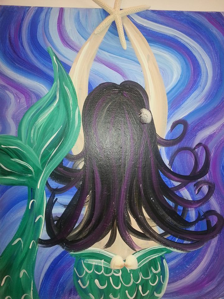 720x960 Mermaid - Mermaid Painting On Canvas