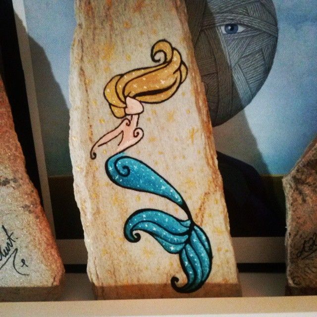 640x640 Instagram @ay Kunt - Mermaid Rock Painting
