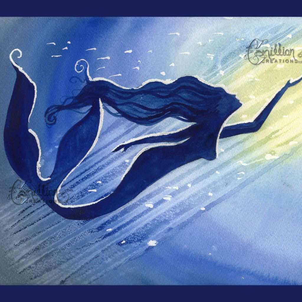 1024x1024 Mermaid Painting Ideas Best Of Mermaid Silhouette From Original - Mermaid Silhouette Painting