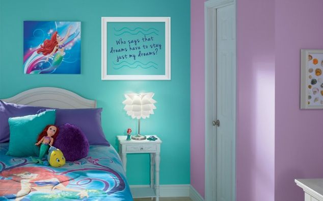 634x394 Little Mermaid Bedroom Mermaid Wall Paint Wall Paint - Mermaid Wall Painting