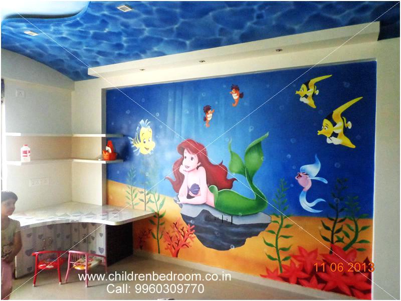 800x600 Paintings For The Bedroom Mermaid Wall Painting Bedroom Paint - Mermaid Wall Painting