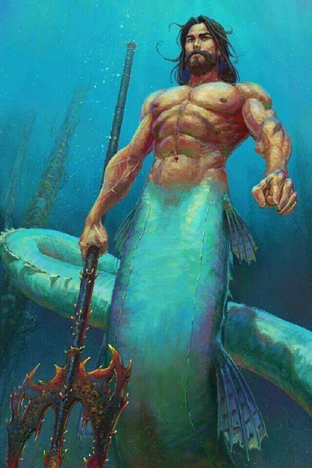 640x960 When You'Re Mermang Thiccc Mermaid Merman, Mermaid - Merman Painting