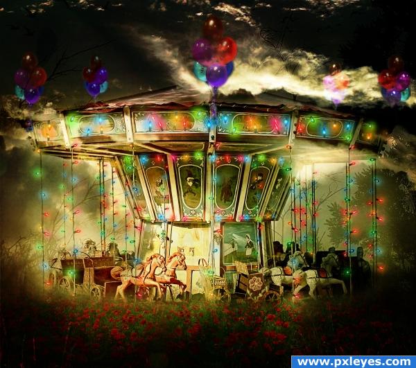 600x531 Merry Go Round Photoshop Contest (6958), Pictures Page 1 - Merry Go Round Painting