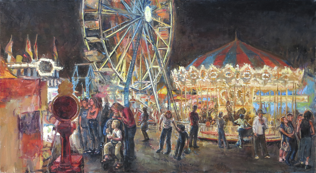 Merry Go Round Painting at PaintingValley.com | Explore collection of ...