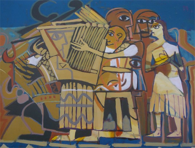 683x519 Mesopotamia Paintings Mesopotamia Paintings The Art Of Paul Batou - Mesopotamia Painting