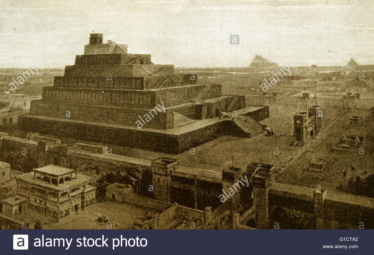 1300x888 Painting Depicting The City Of Babylon In Ancient Mesopotamia - Mesopotamia Painting