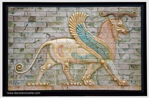 500x328 Reliefs And Figures Of Mesopotamia - Mesopotamia Painting