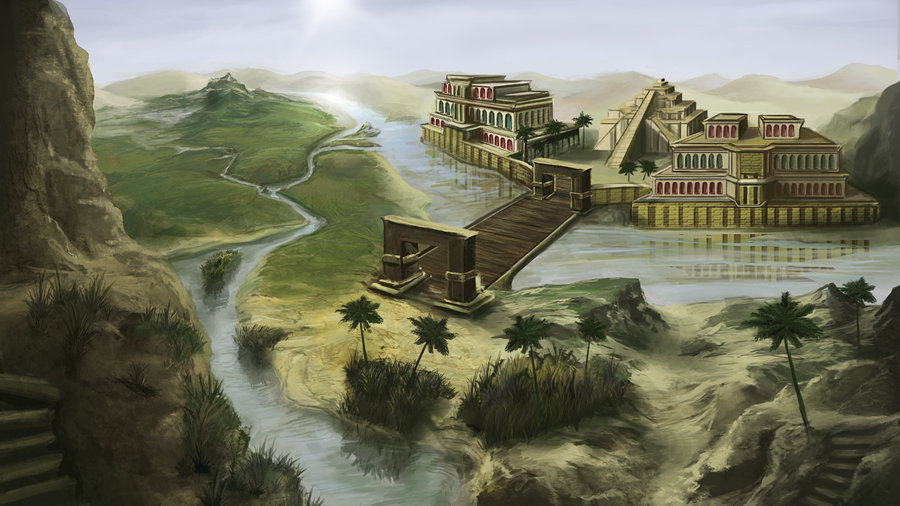 900x506 Ancient Mesopotamia By Jbrown67 - Mesopotamia Painting