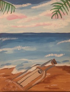 228x300 July 21 Message In A Bottle Paint Night Refuge Inn - Message In A Bottle Painting
