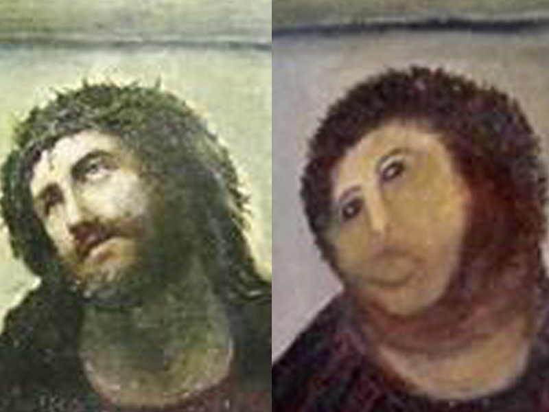 800x600 Screw Up The Jesus Mural - Messed Up Painting