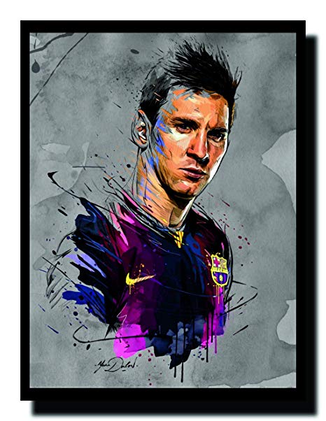 466x602 Ravgar Fc Barcelona Lionel Messi - Messi Painting